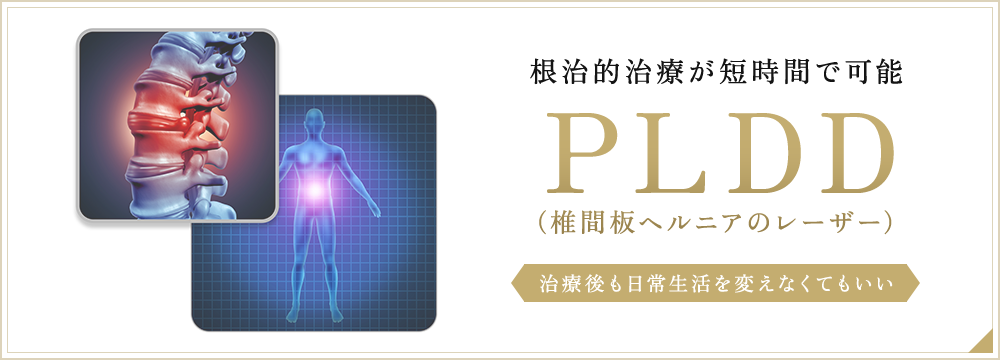 根治的治療が短時間で可能PLDD（椎間板ヘルニアのレーザー）治療後も日常生活を変えなくてもいい